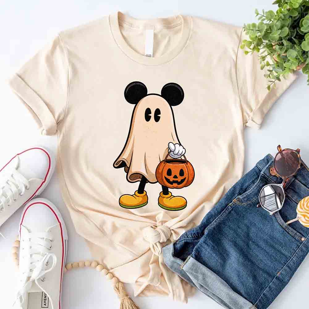 Ghost Couple Halloween Shirts | Spooky Tee | Cute Fall Matching Shirt Adorb.co
