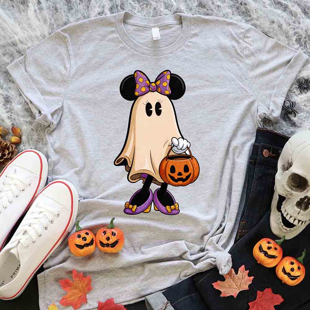 Ghost Couple Halloween Shirts | Spooky Tee | Cute Fall Matching Shirt Adorb.co