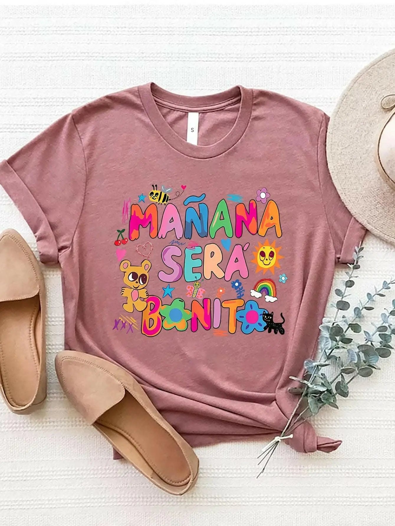Graphic print tee - casual style - Love Salve 