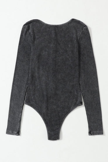 Everyday Ribbed Knit Henley