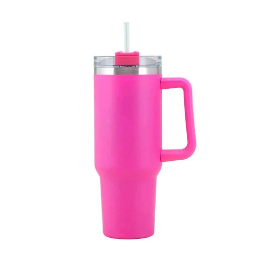 Hot Pink 40oz Tumbler  Cup Holder Friendly MM