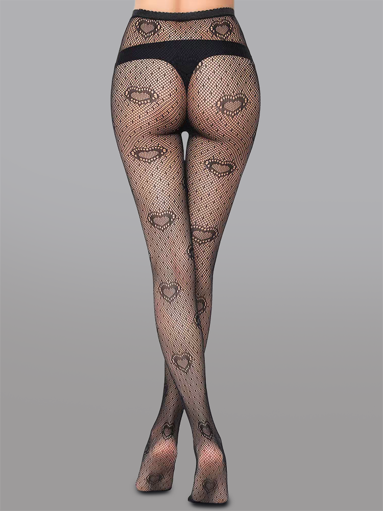 Heart Polka Dot Tights for Playful and Chic Style