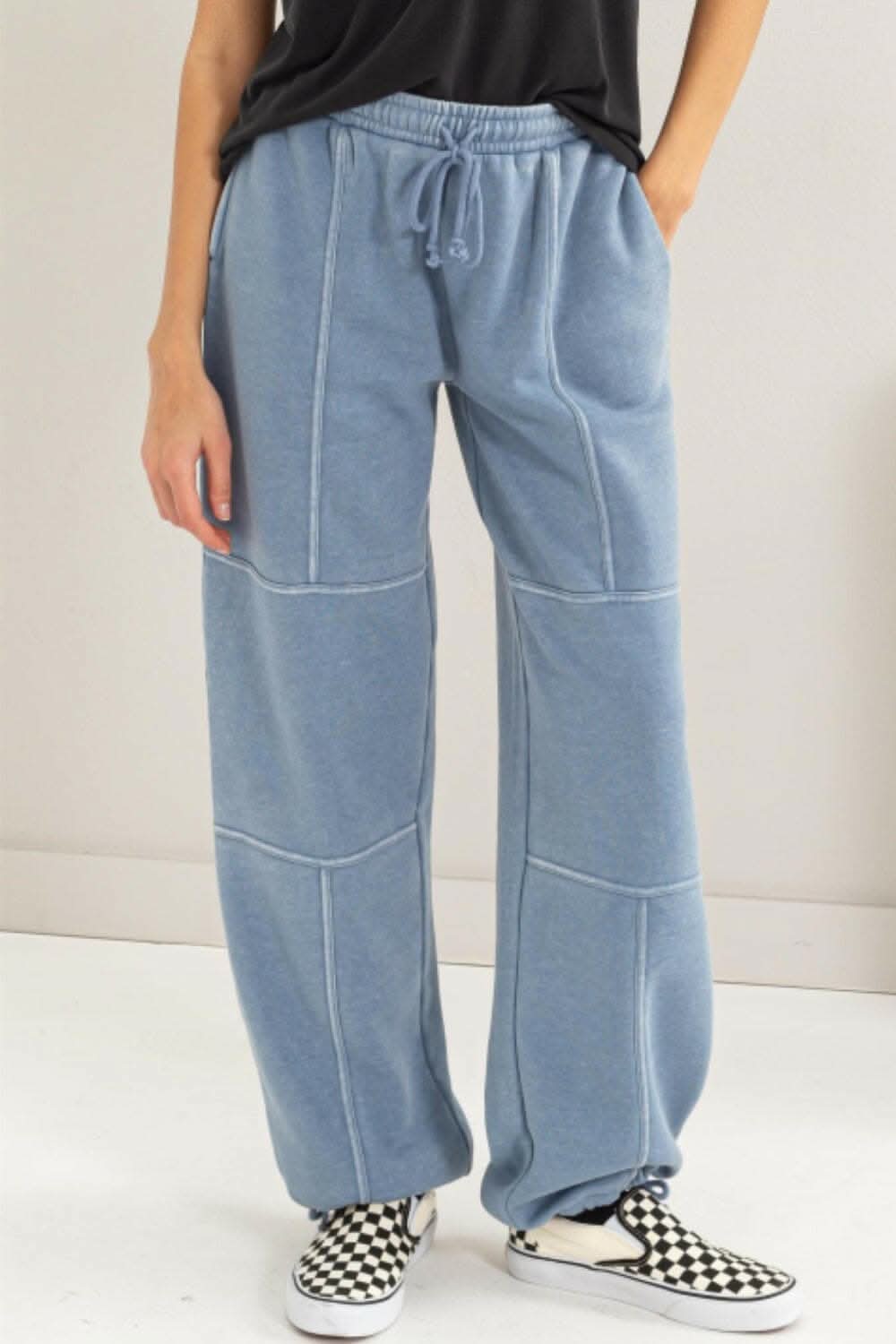 HYFVE Stitched Design Drawstring Sweatpants - Love Salve 