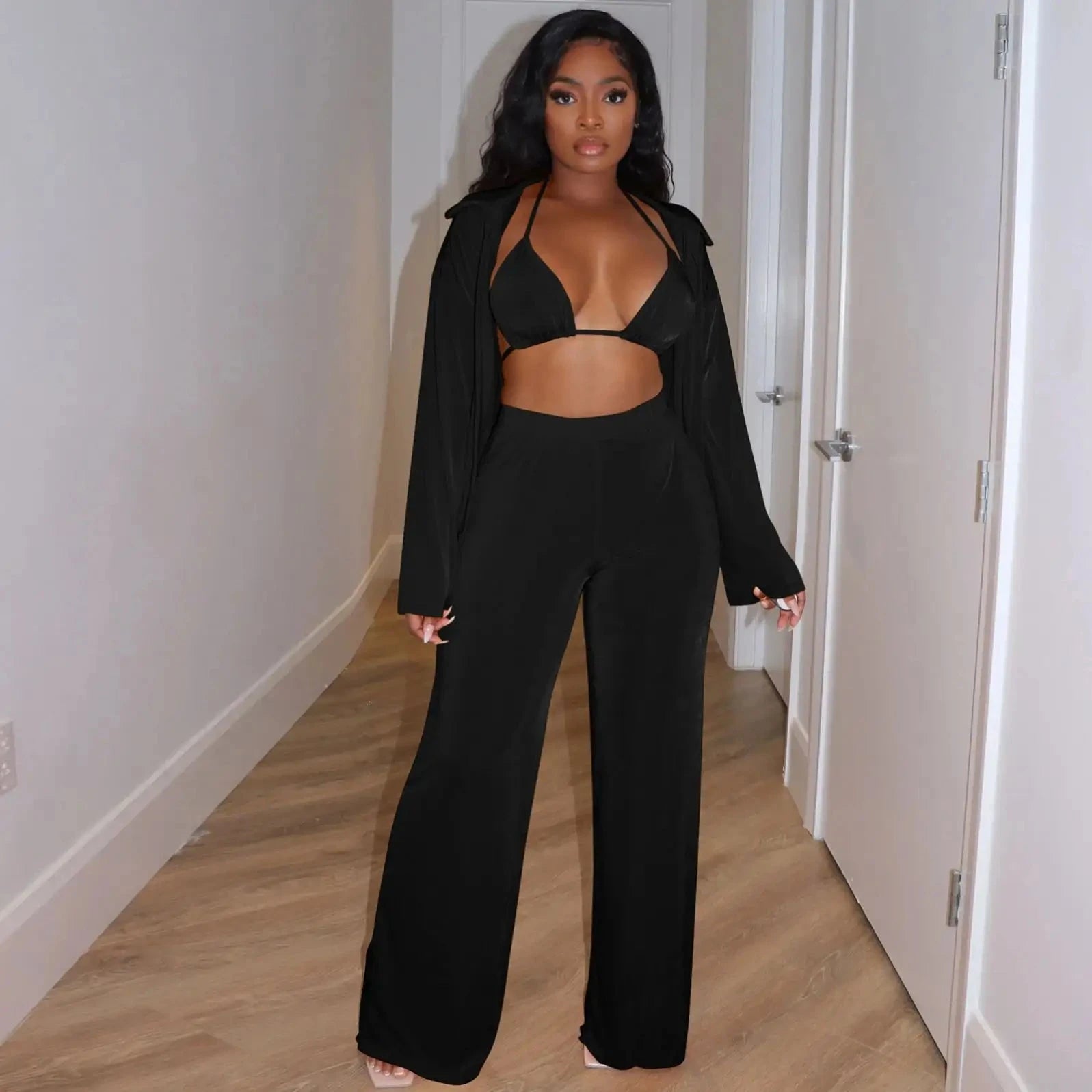 Sheer Bliss 3-Piece Set Coco’s Tee Boutique