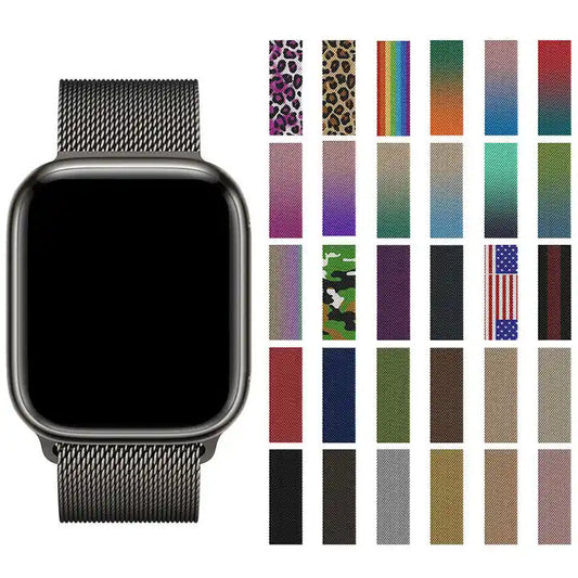 Watch Bands - Milanese Stainless Steel Magnetic Strap -Apple Compatible MM