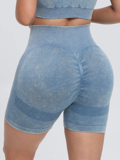 High-rise active shorts for comfort 