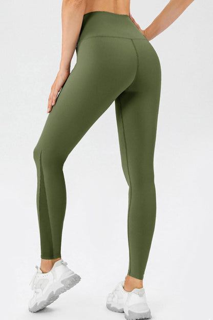 High-rise stretchy leggings for activewear 