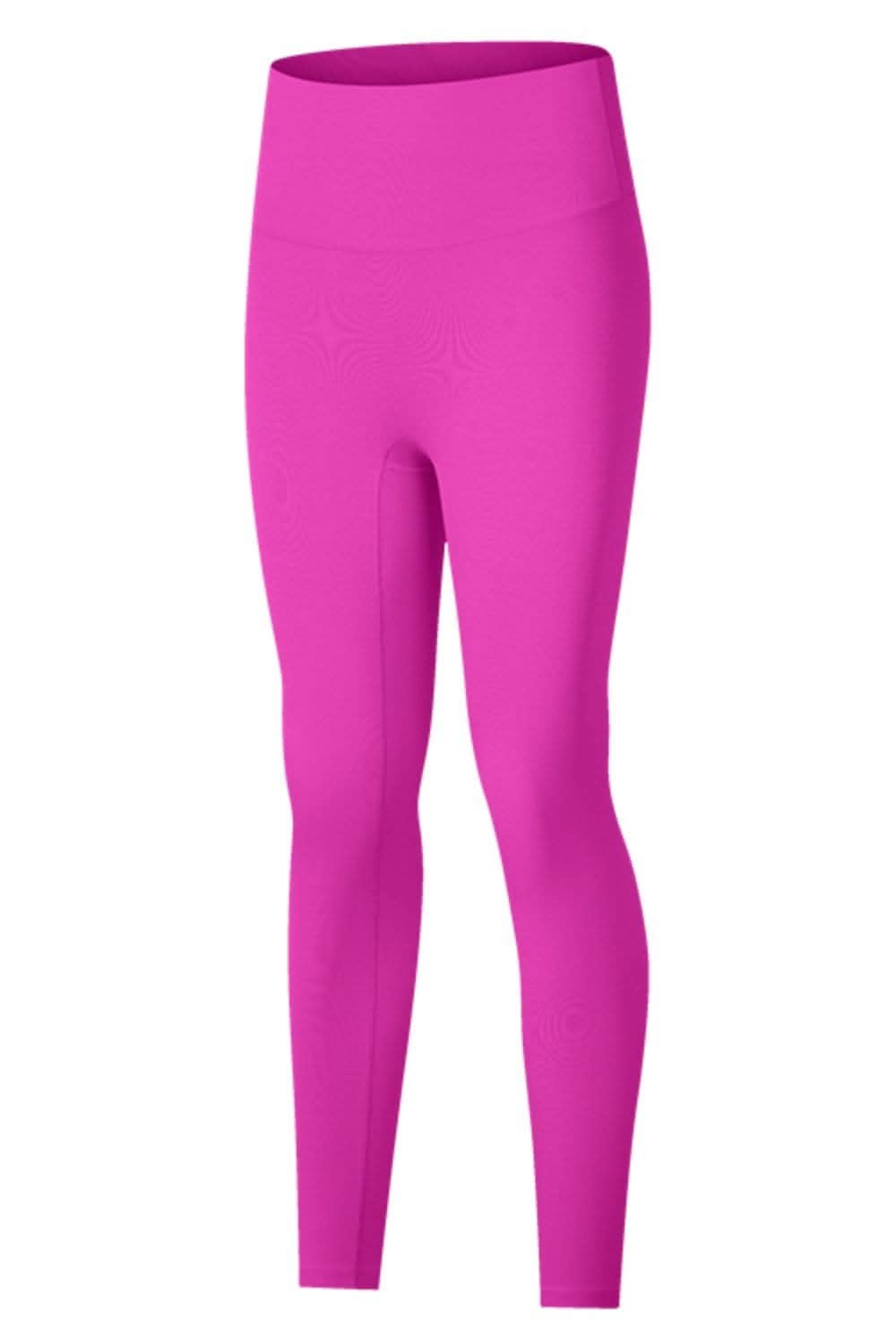 High-rise yoga leggings with wide waistband - Love Salve 