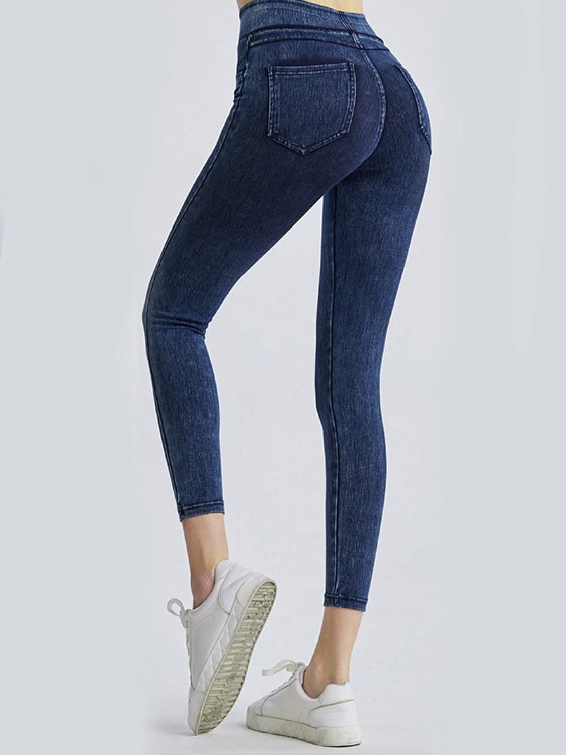 High-stretch leggings with comfort waistband 