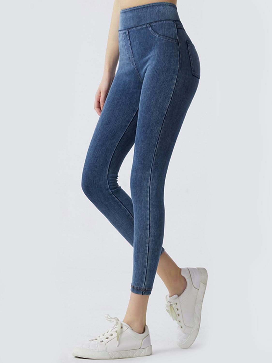 High-stretch leggings with comfort waistband 