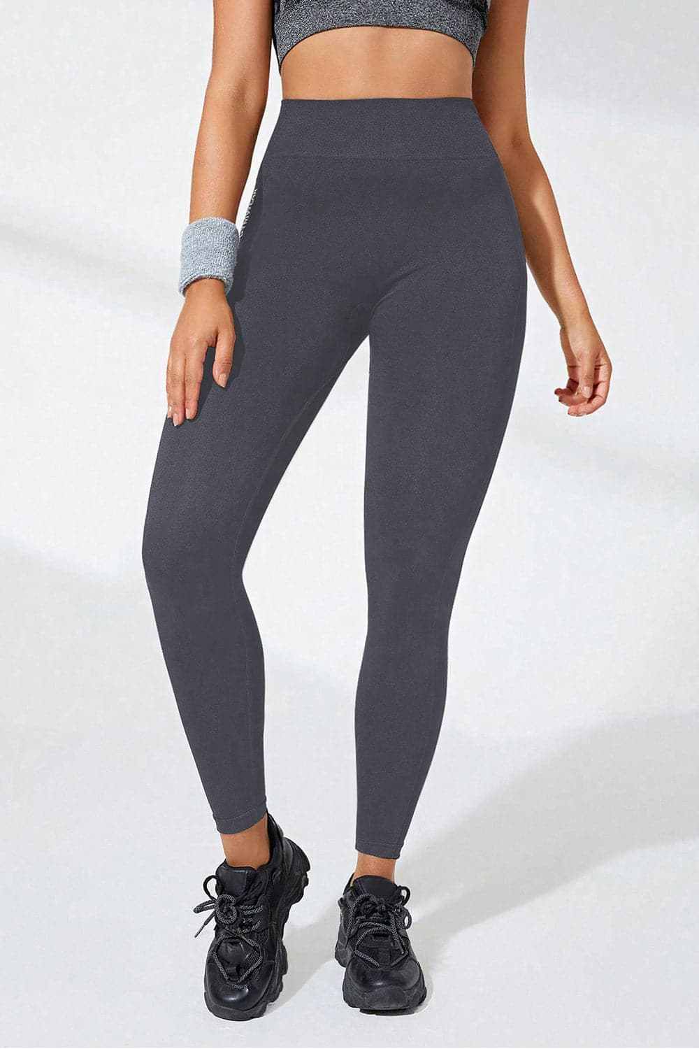 High-waisted active leggings - stretchable comfort - Love Salve 