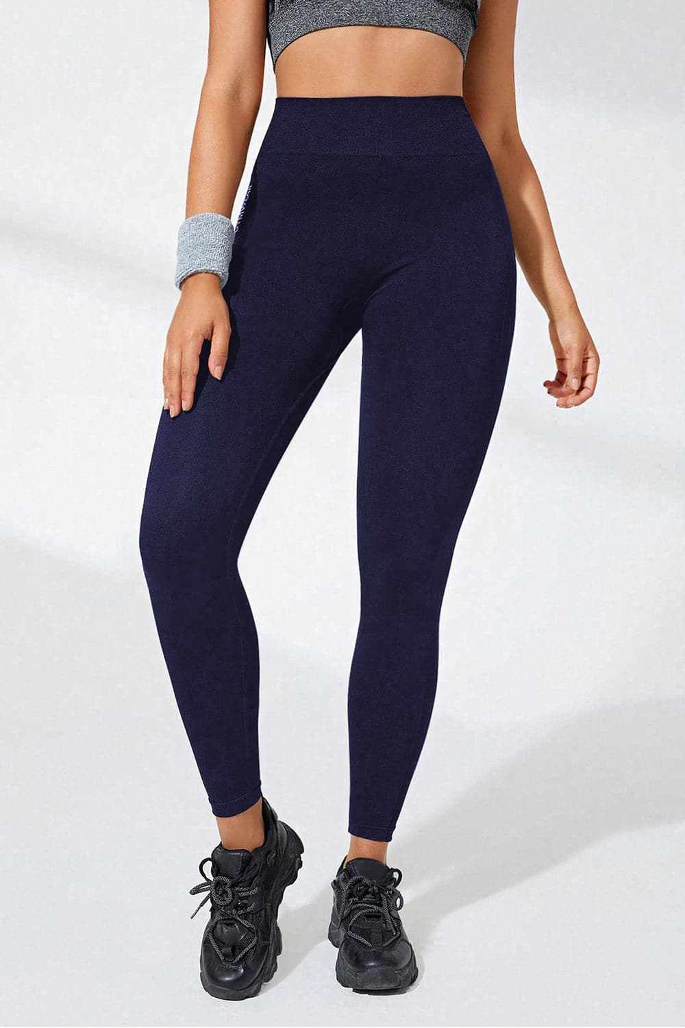 High-waisted active leggings - stretchable comfort - Love Salve 