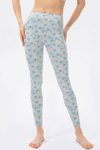 High rise stretch leggings - nylon blend 