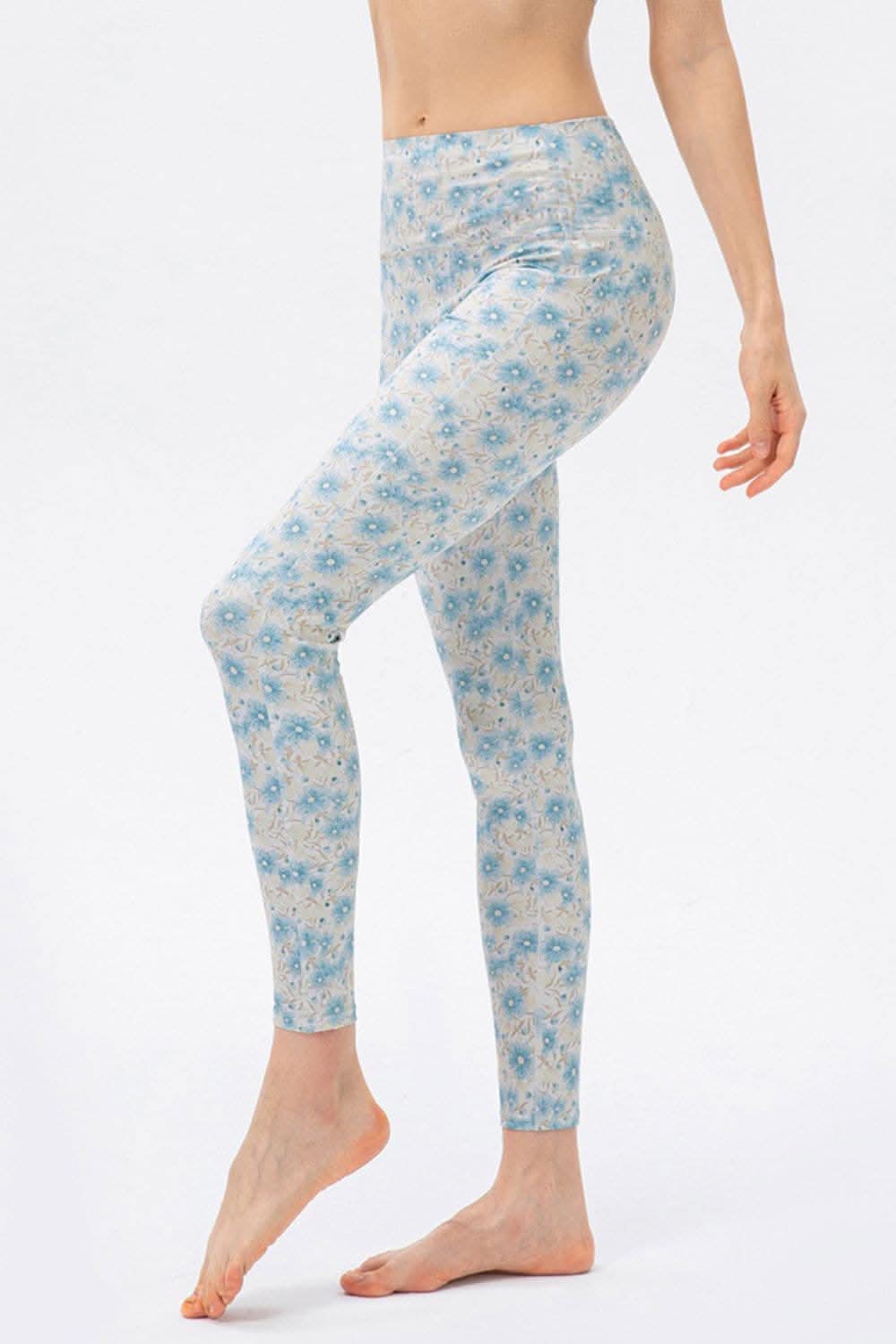 High rise stretch leggings - nylon blend 