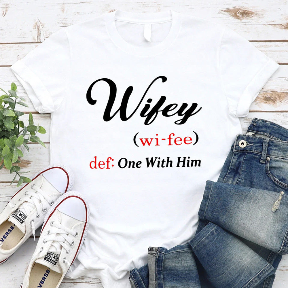 Hubby & Wifey Definition Couple T-shirt Adorb.co