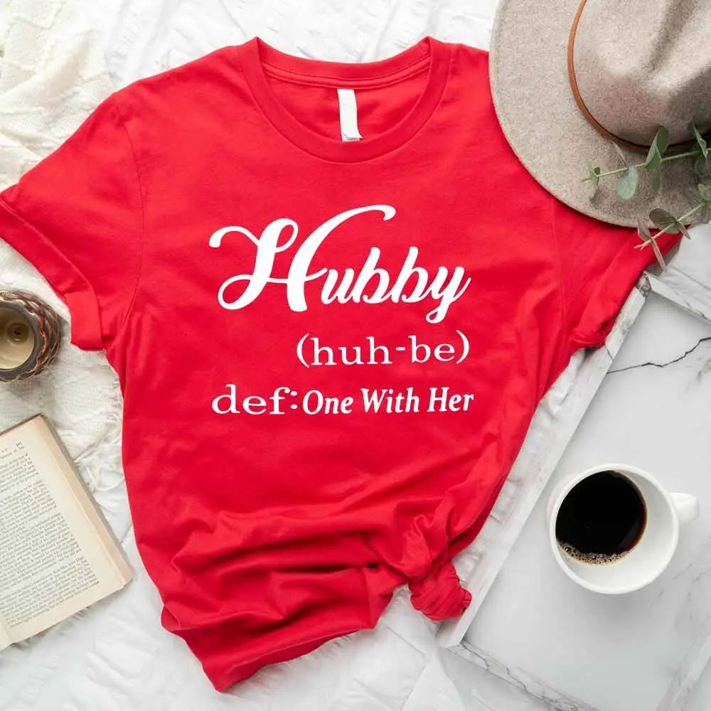 Hubby & Wifey Definition Couple T-shirt Adorb.co