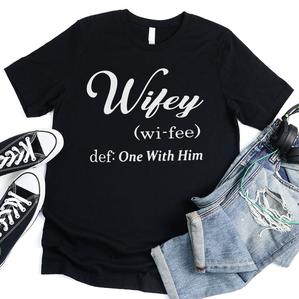 Hubby & Wifey Definition Couple T-shirt Adorb.co