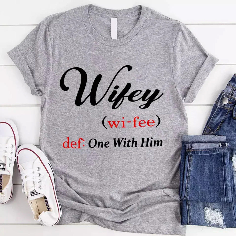 Hubby & Wifey Definition Couple T-shirt Adorb.co