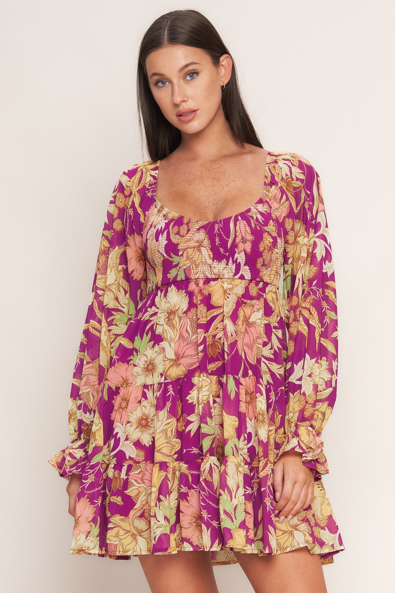 KEEPER OF MY HEART WOVEN MINI DRESS Flying Tomato