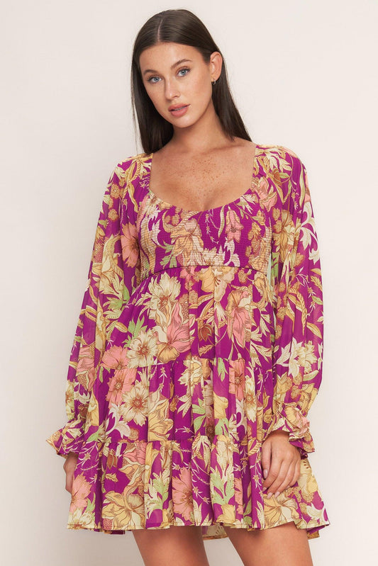 Flying Tomato Keeper of My Heart Woven Mini Dress, showcasing its elegant design and quality fabric for a sophisticated look.