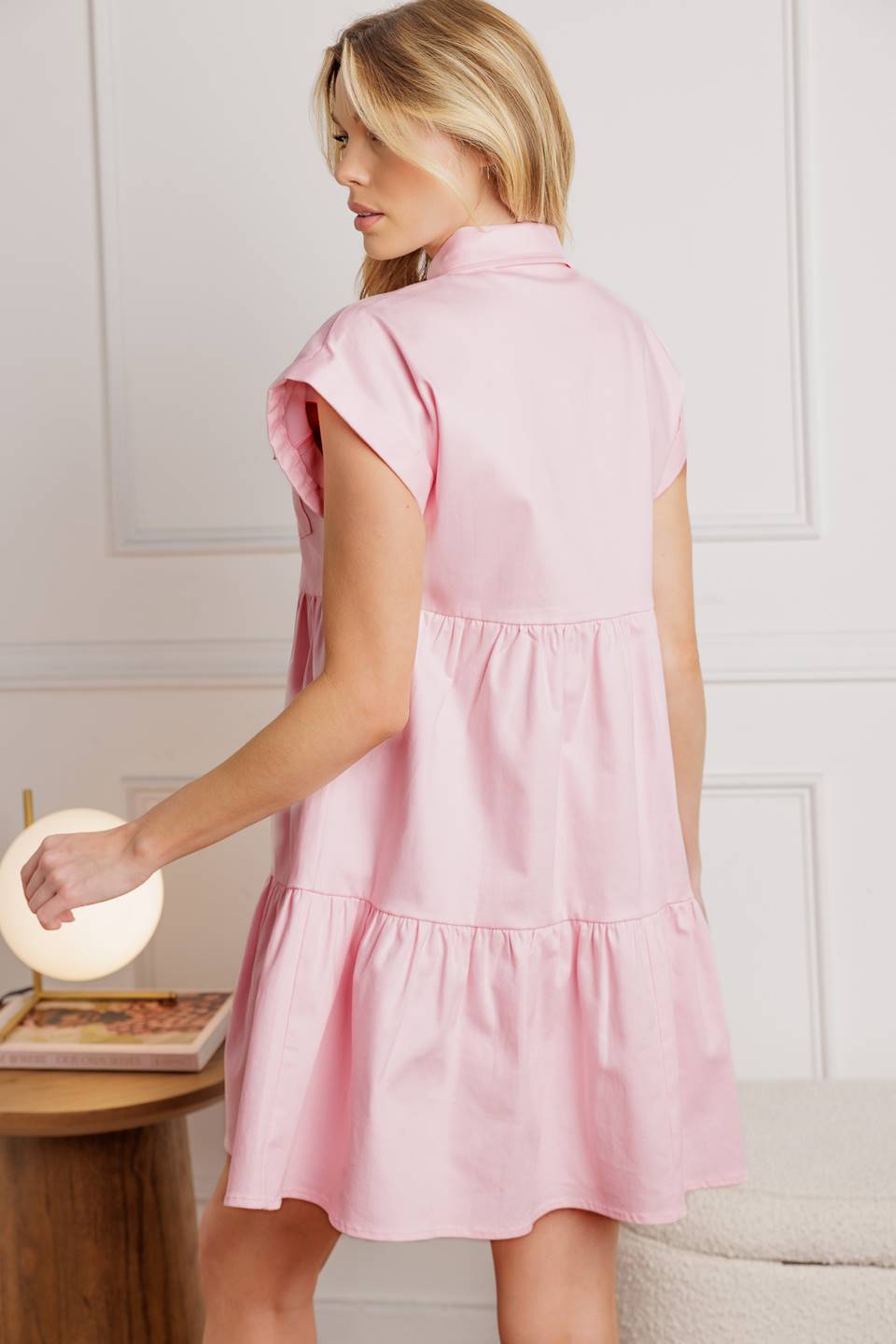 COMMON GROUND TWILL MINI DRESS Flying Tomato