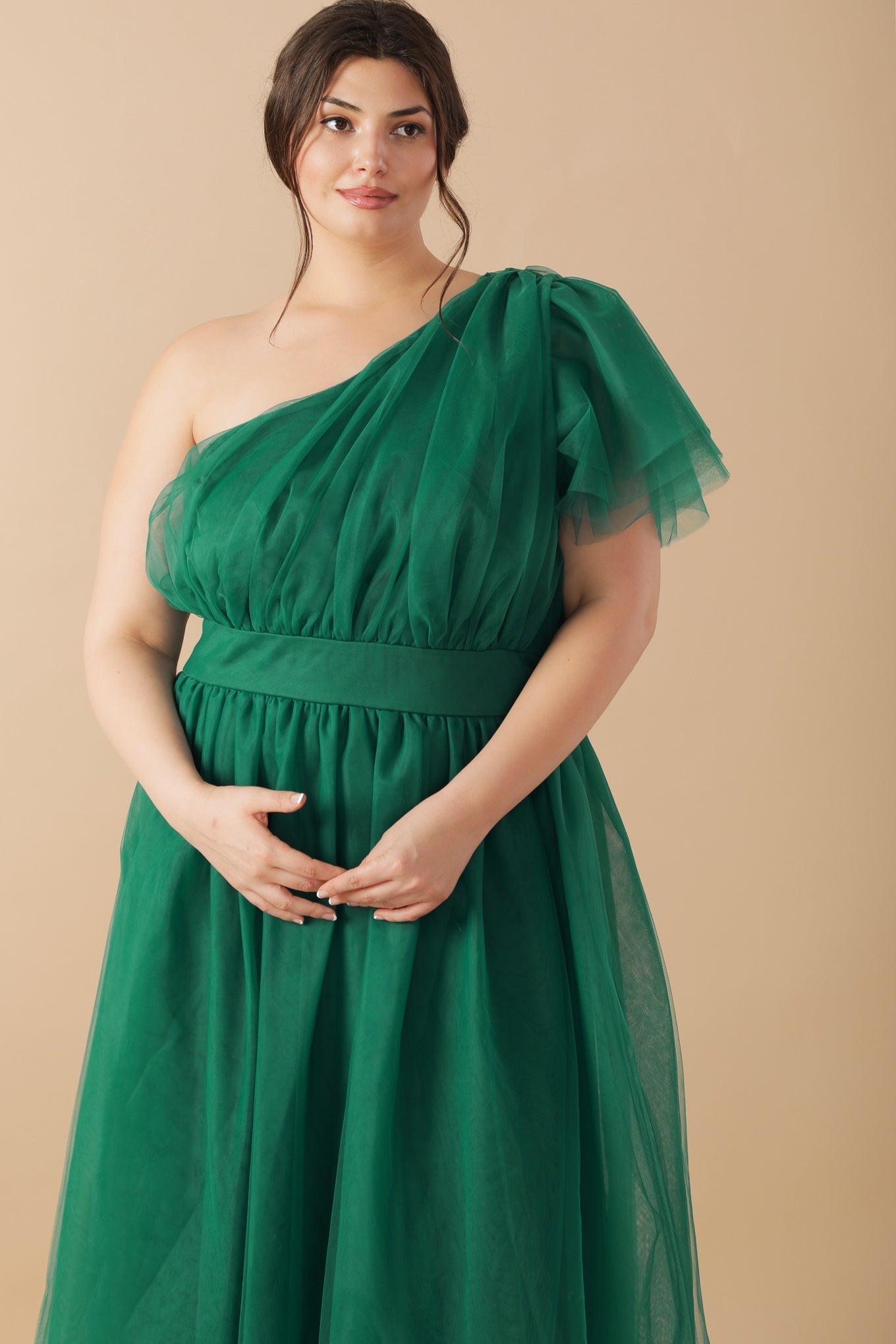 LIVELY CHARM TULLE MIDI DRESS Flying Tomato