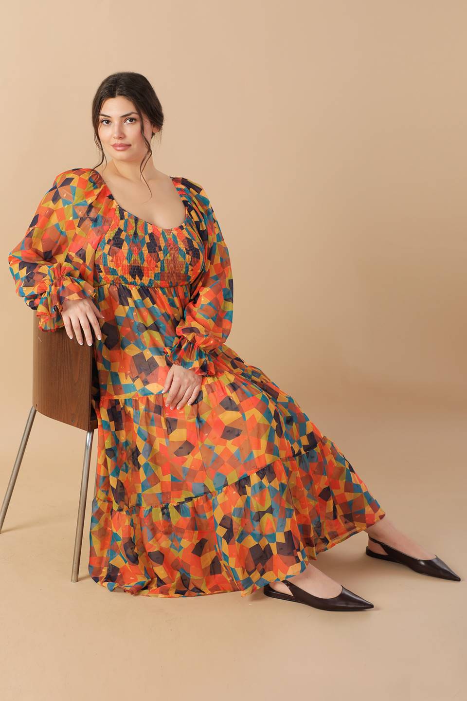 NOTHING WAS THE SAME WOVEN MIDI DRESS Flying Tomato