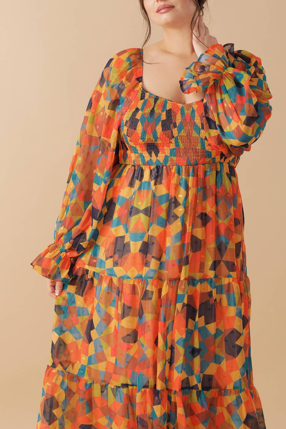 NOTHING WAS THE SAME WOVEN MIDI DRESS Flying Tomato