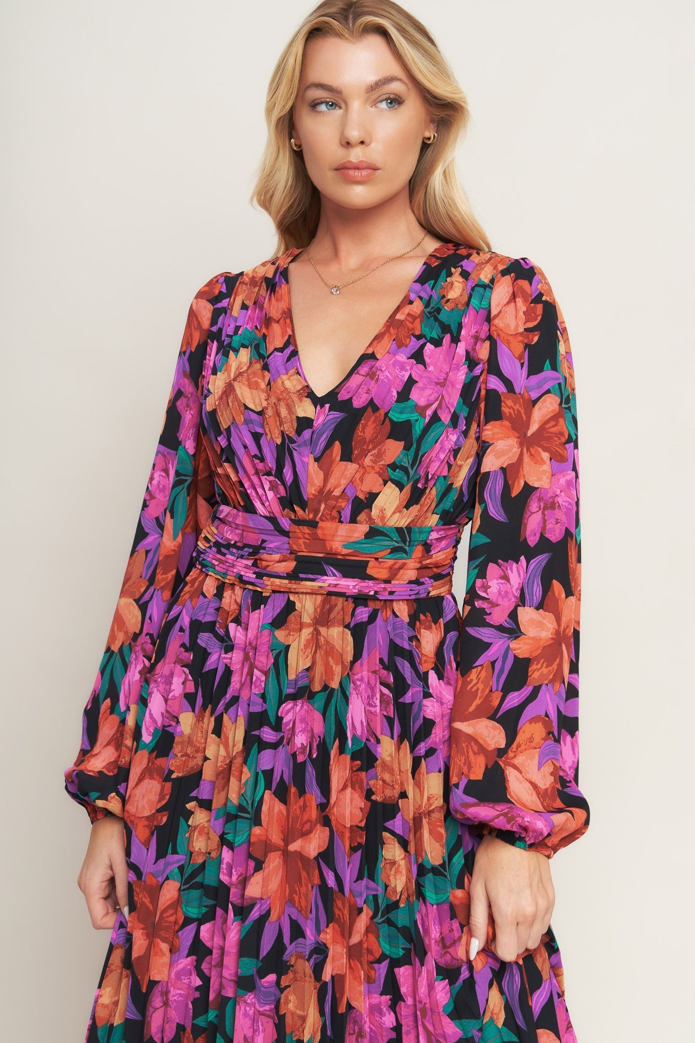 OUR BEAUTIFUL LOVE WOVEN MIDI DRESS Flying Tomato