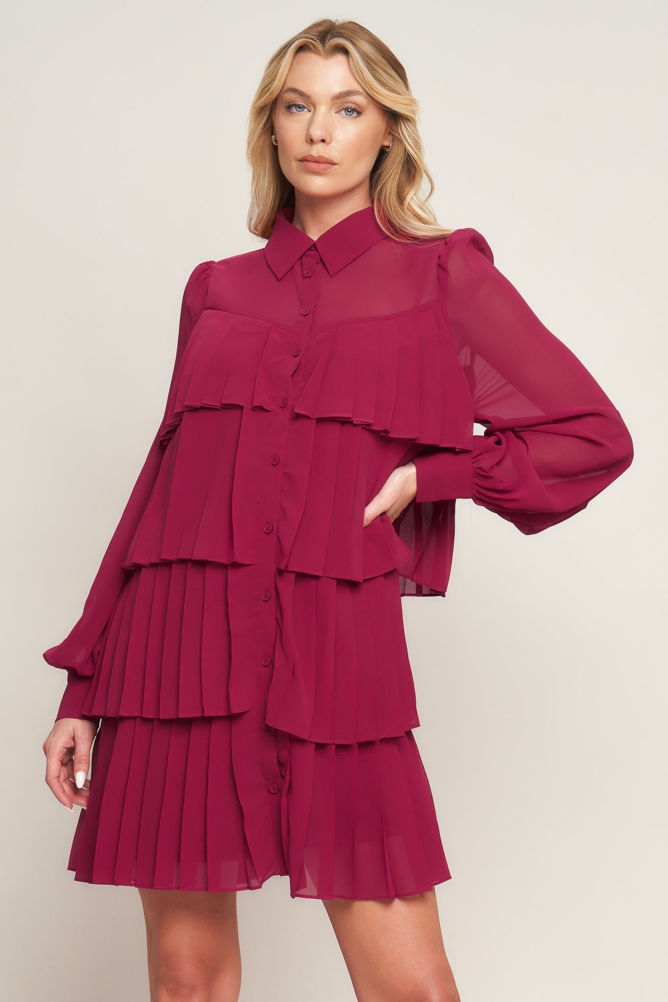 AN ABSOLUTE TREASURE WOVEN MINI DRESS Flying Tomato