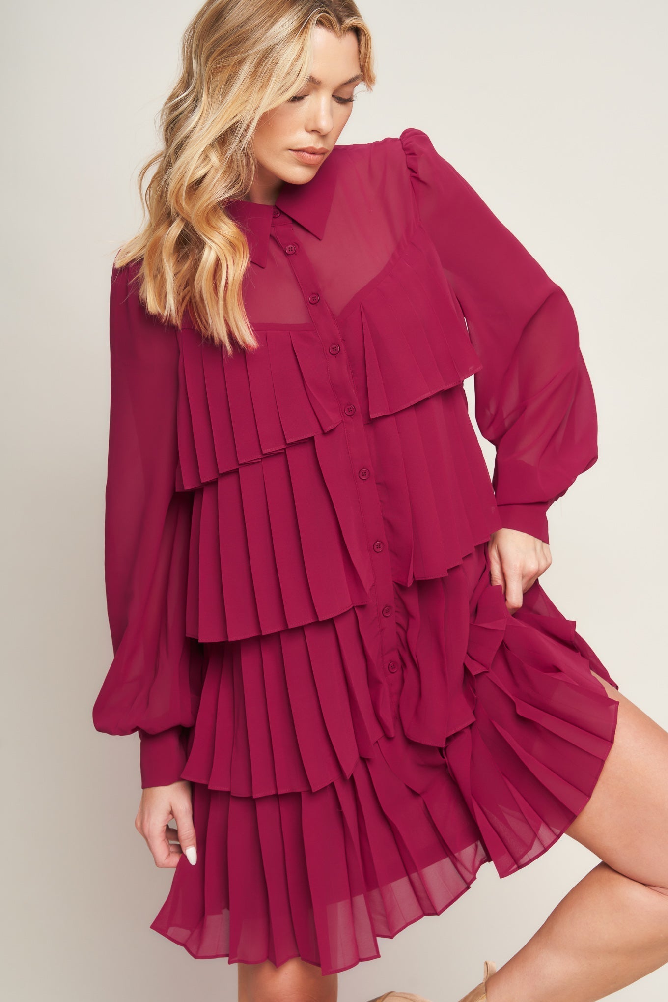 AN ABSOLUTE TREASURE WOVEN MINI DRESS Flying Tomato