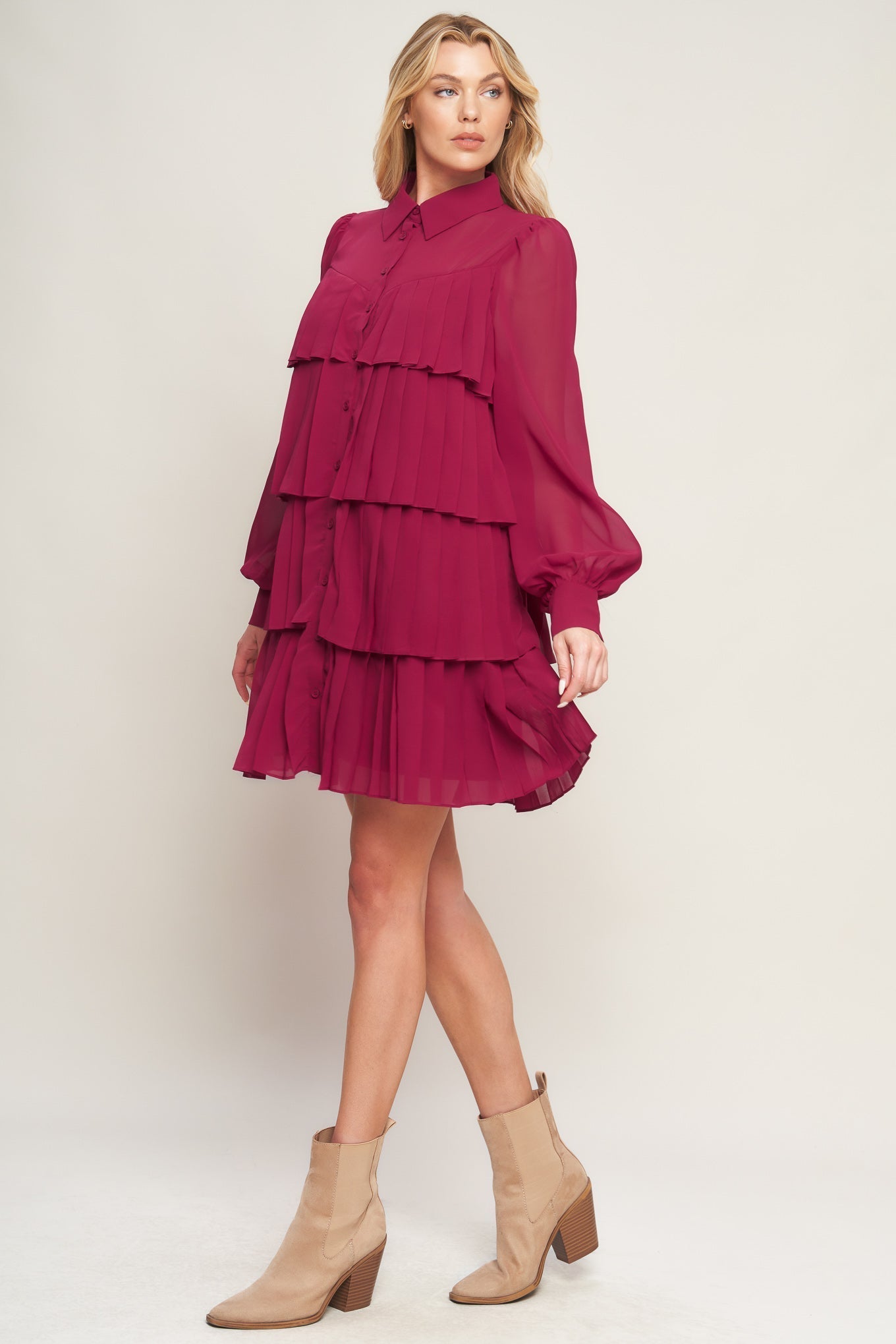 AN ABSOLUTE TREASURE WOVEN MINI DRESS Flying Tomato