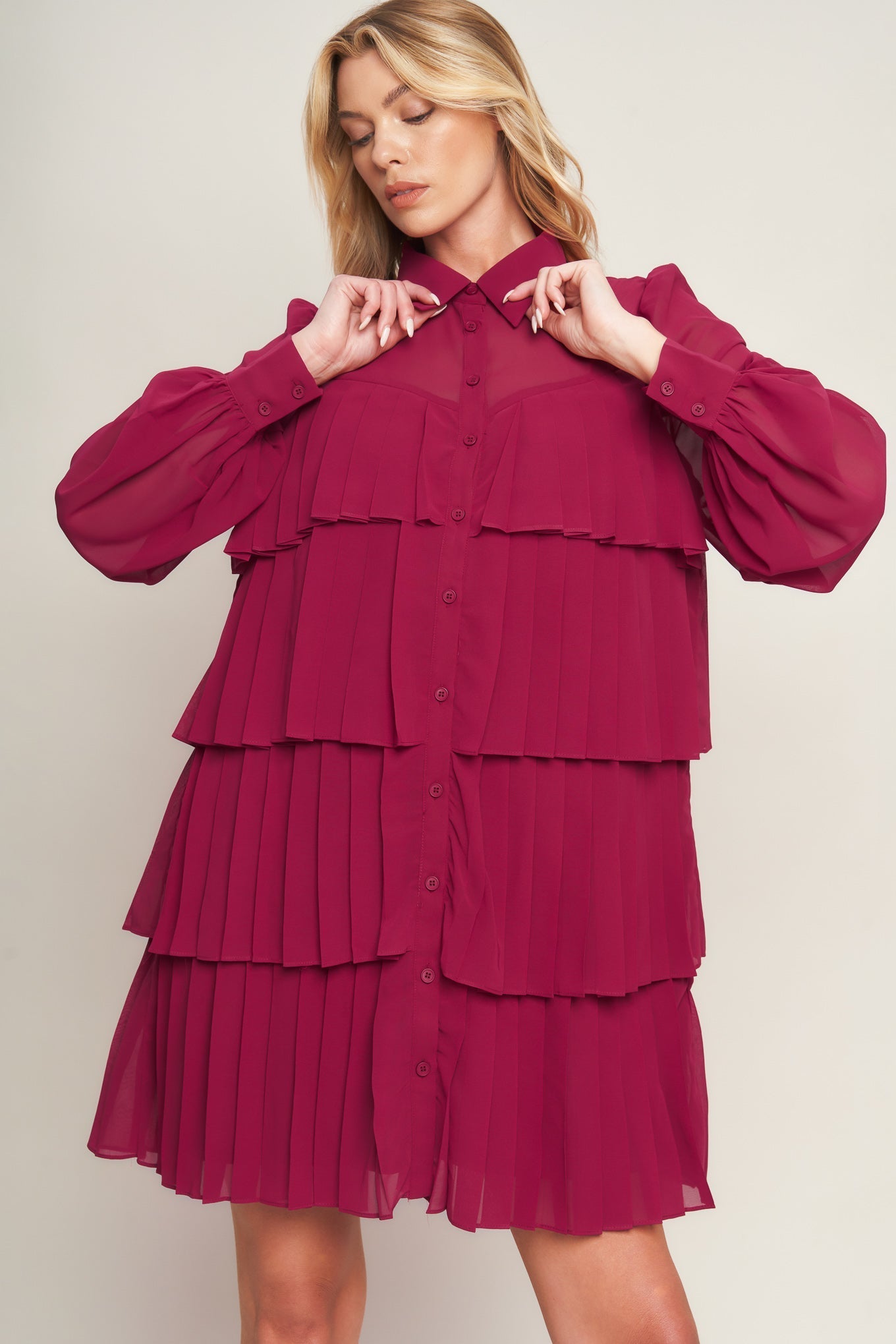 AN ABSOLUTE TREASURE WOVEN MINI DRESS Flying Tomato