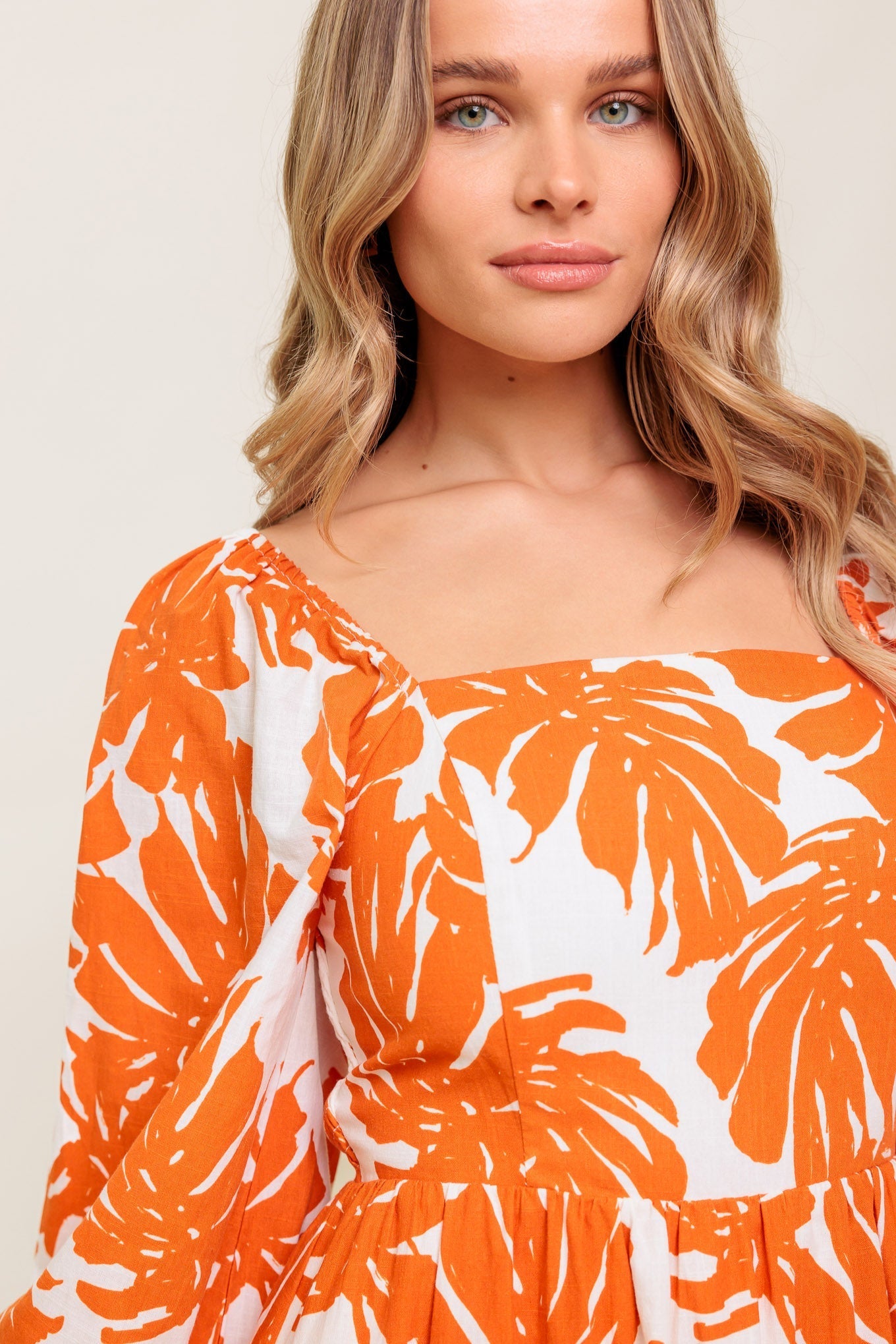 ALL THE DRAMA WOVEN MIDI DRESS Flying Tomato