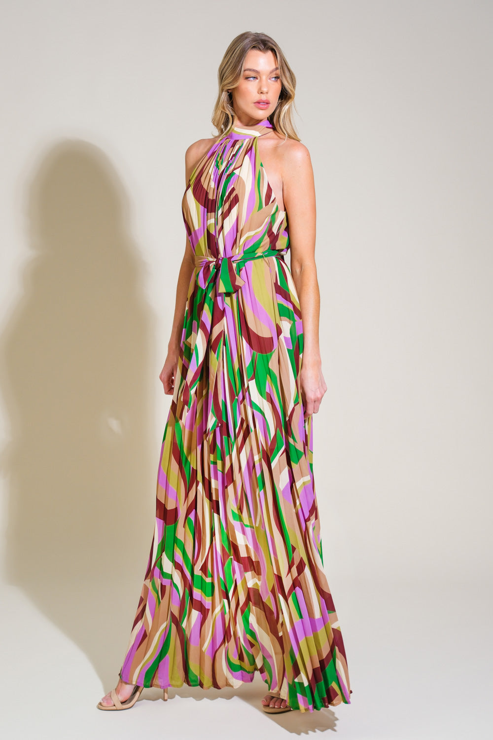 AS TIME GOES BY WOVEN MAXI DRESS