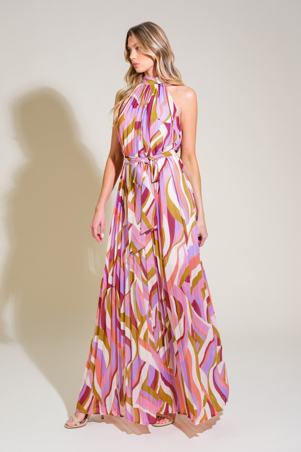 AS TIME GOES BY WOVEN MAXI DRESS