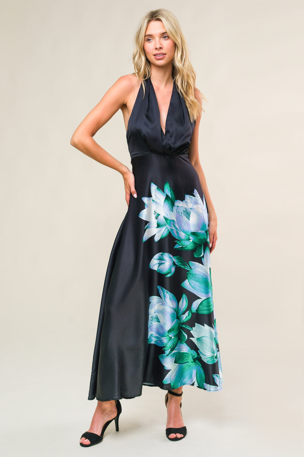 INSATIABLE FEELING WOVEN MIDI DRESS Flying Tomato