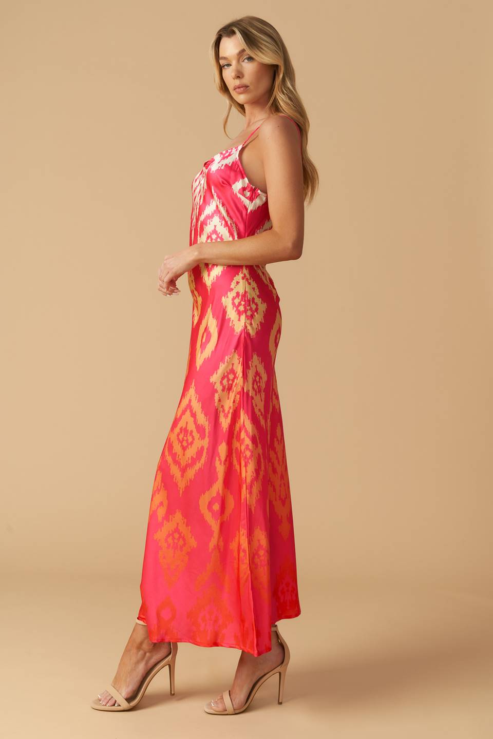 DIAMOND GIRL WOVEN SLIP DRESS Flying Tomato