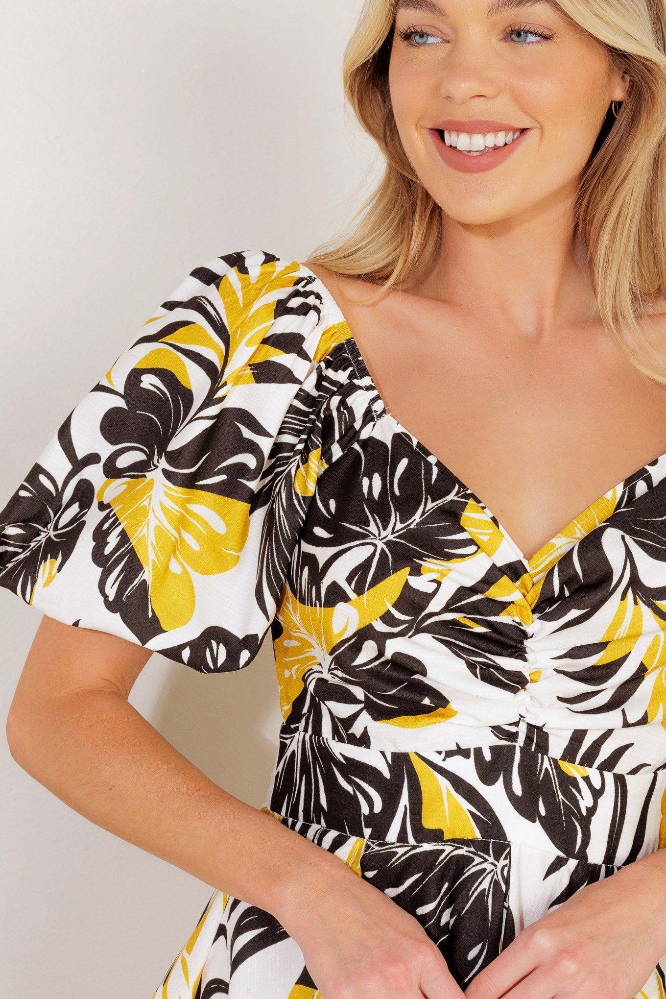 LEAD THE WAY WOVEN MINI DRESS Flying Tomato