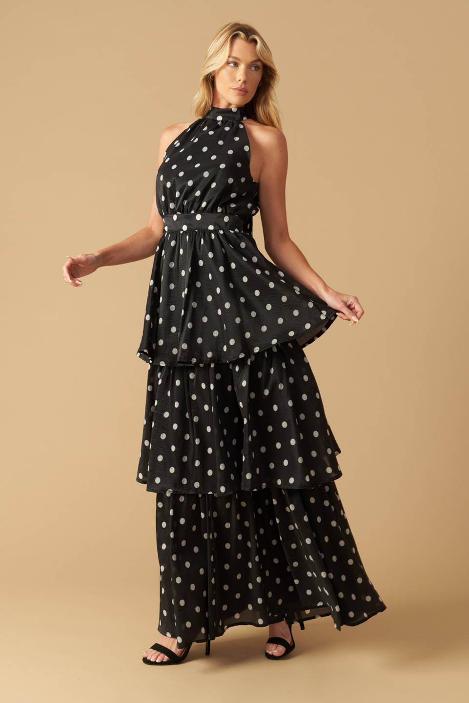 ALONG THE SHORELINE WOVEN MAXI DRESS Flying Tomato