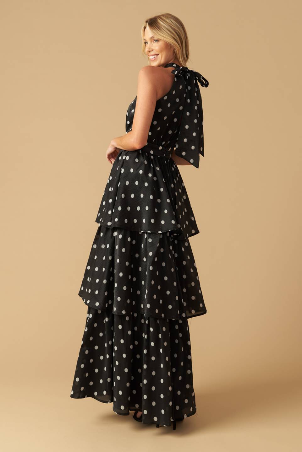 ALONG THE SHORELINE WOVEN MAXI DRESS