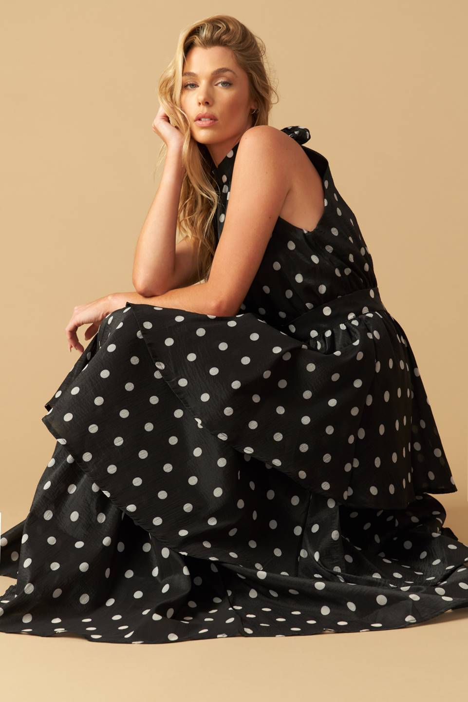 ALONG THE SHORELINE WOVEN MAXI DRESS Flying Tomato