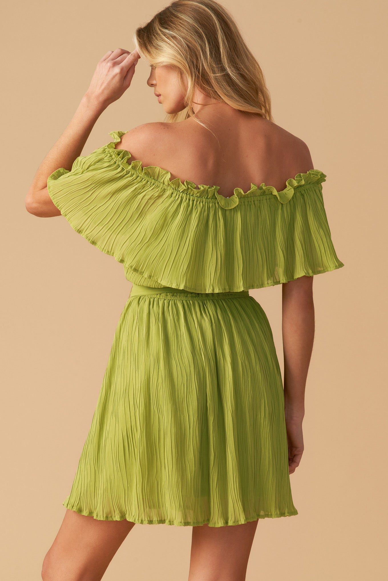 JUST ONE MORE WOVEN MINI DRESS Flying Tomato