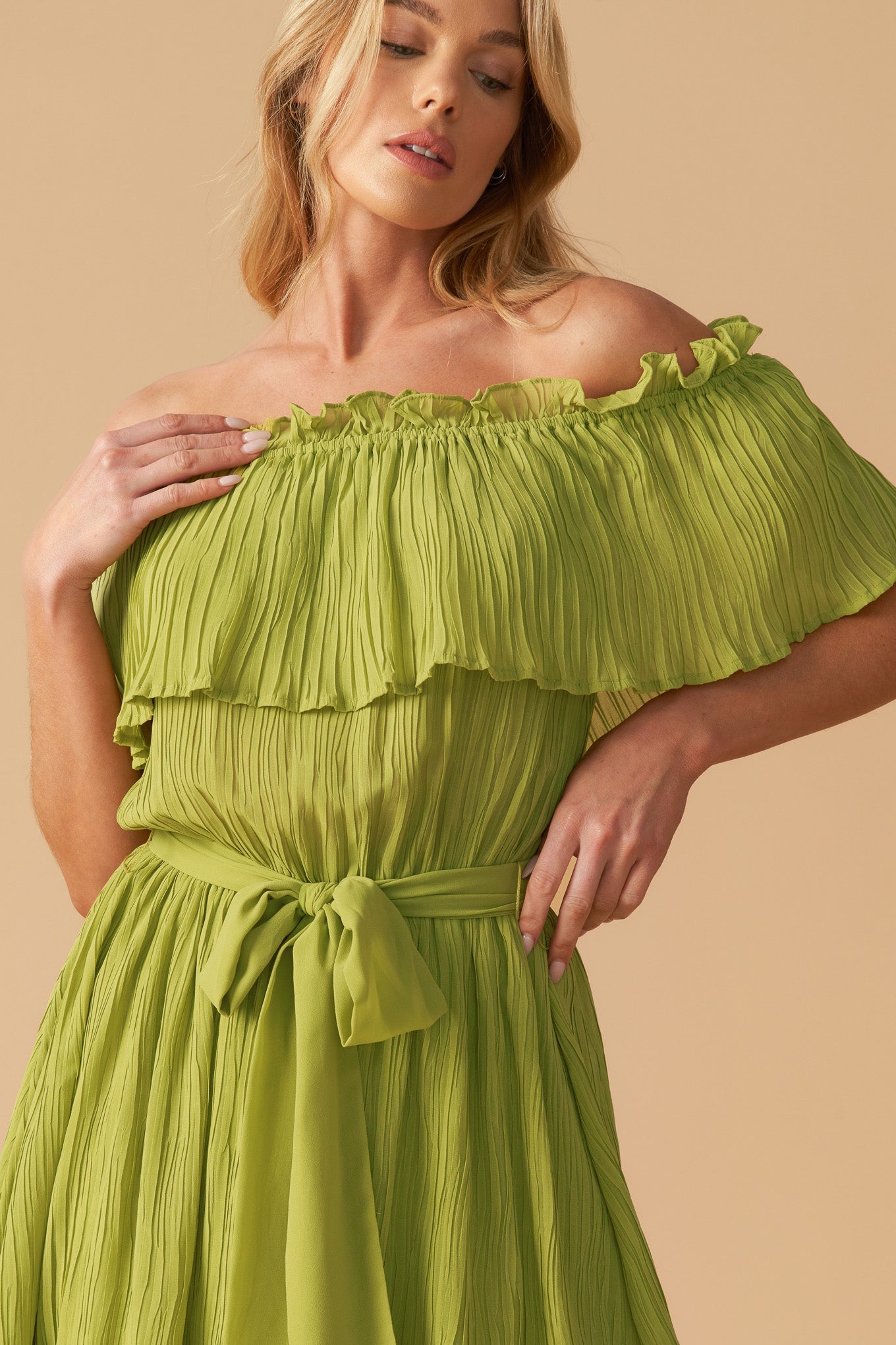 JUST ONE MORE WOVEN MINI DRESS Flying Tomato