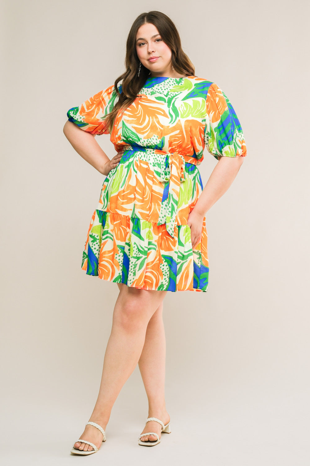 LISTEN TO THE MUSIC WOVEN MINI DRESS Flying Tomato