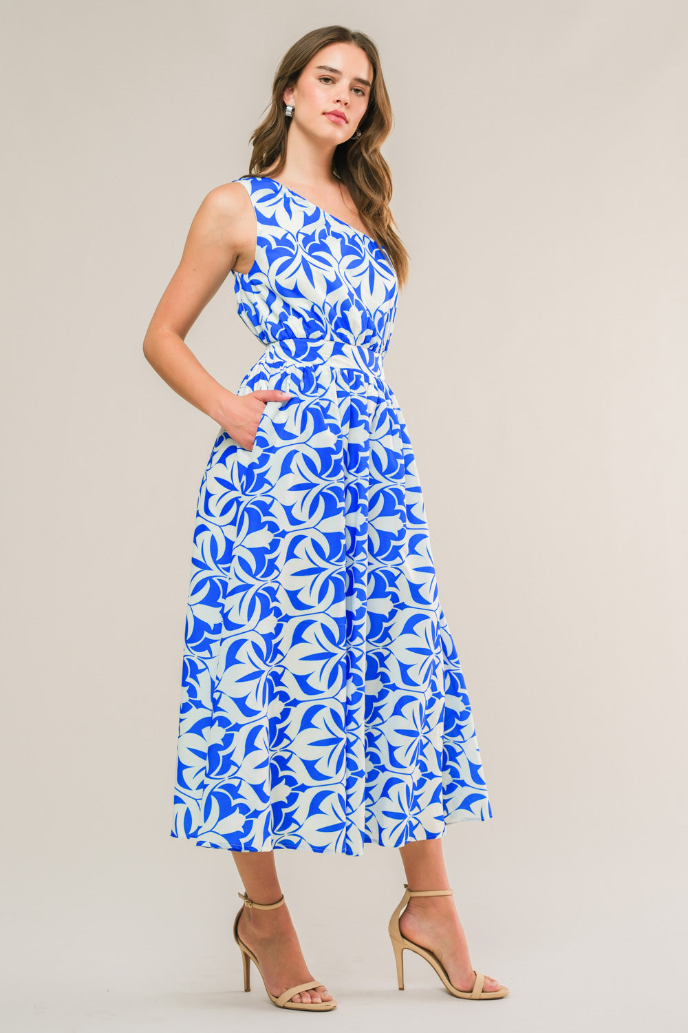 FEEL THE BEAT WOVEN MIDI DRESS Flying Tomato