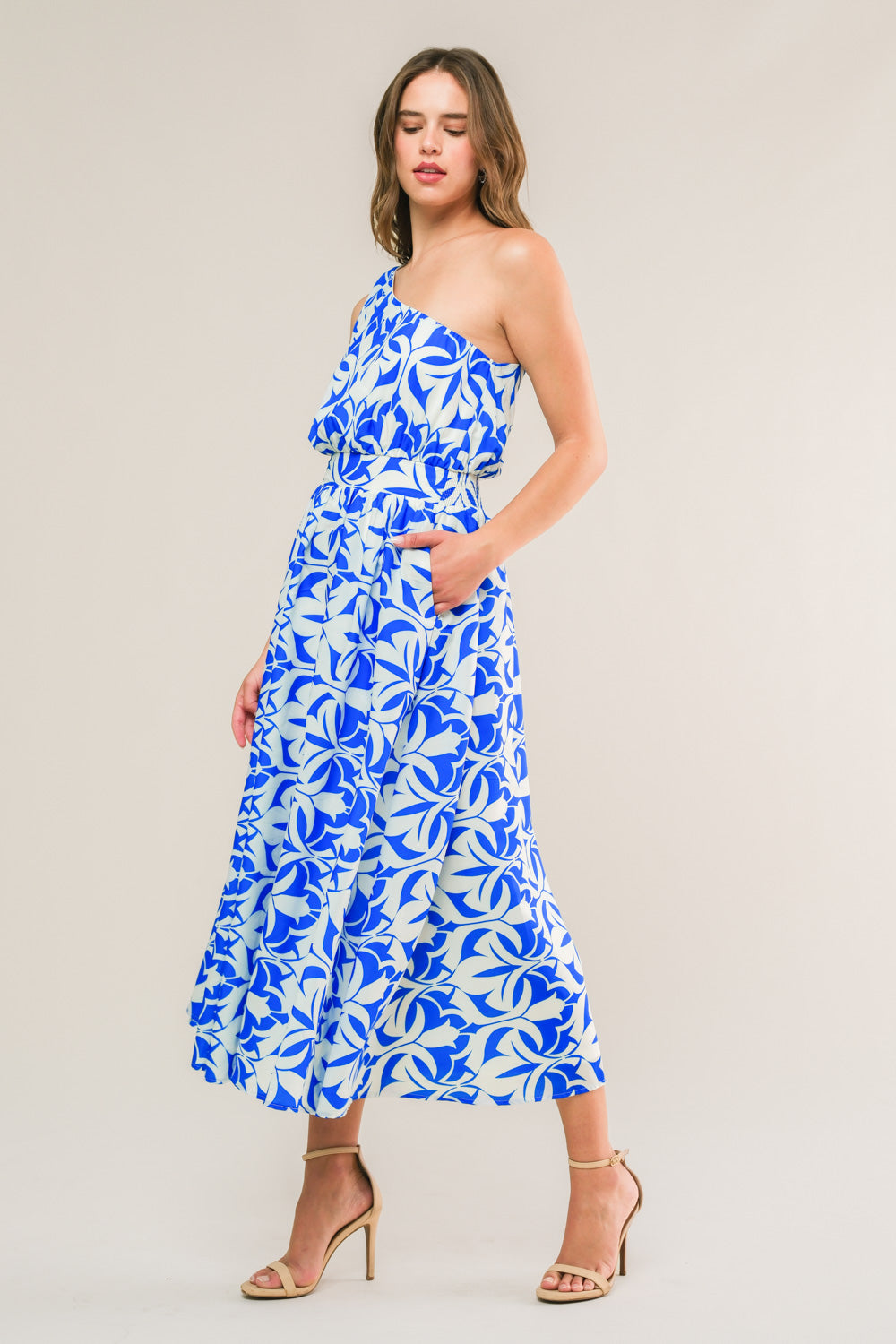 FEEL THE BEAT WOVEN MIDI DRESS Flying Tomato