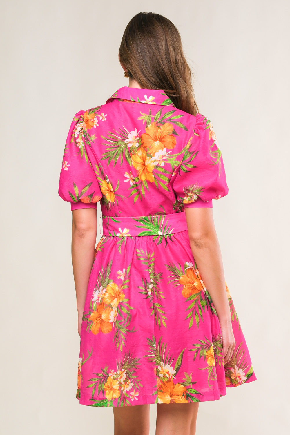REMARKABLE ENTRANCE WOVEN MINI DRESS Flying Tomato