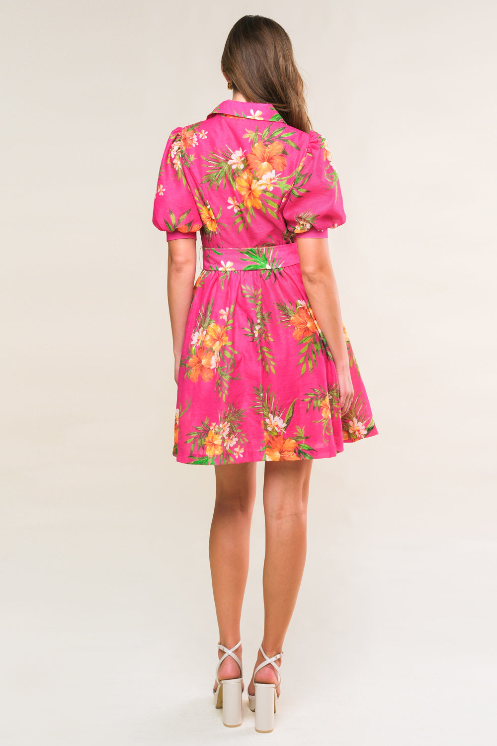 REMARKABLE ENTRANCE WOVEN MINI DRESS Flying Tomato