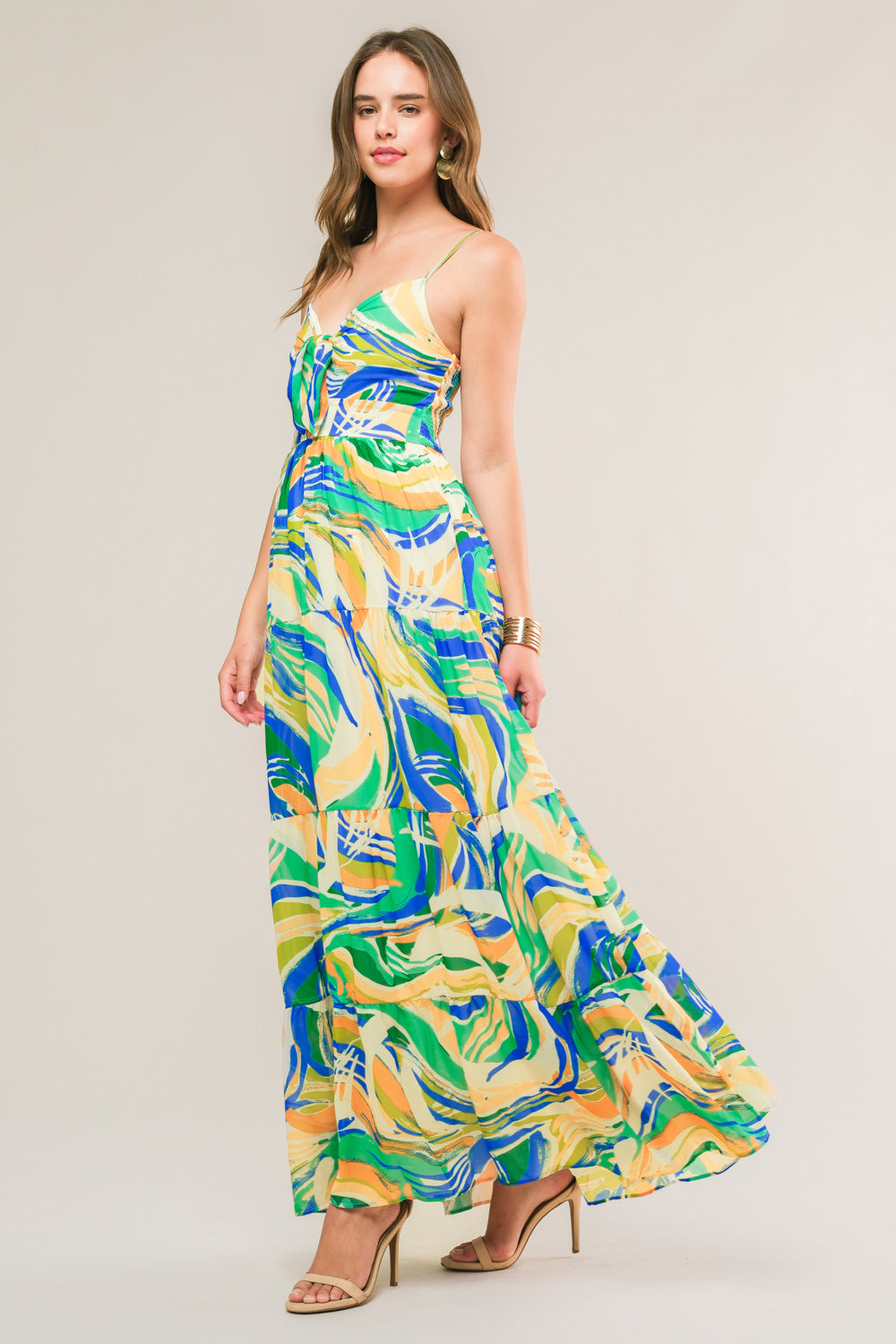 FLORIDA DREAMS WOVEN MAXI DRESS